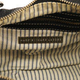 Multi-Pocket Boston taske i sort læder