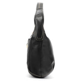 11283 Black Leather Ergo Hobo Shoulder Bag