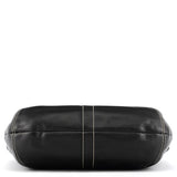 11283 Black Leather Ergo Hobo Shoulder Bag