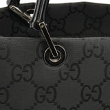 001 1016 Diana Bamboo tote i svart GG-nylon
