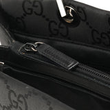 001 1016 Diana Bamboo tote i svart GG-nylon