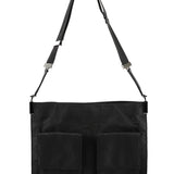 001 3283 Borsa a spalla Multi-Pocket in nylon GG nero