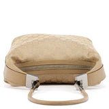 01234 Beige Tan GG Canvas Shoulder Bag