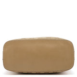01234 Beige Tan GG Canvas Shoulder Bag