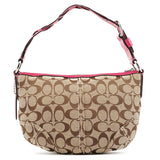 11857 Beige Pink Signature Soho Shoulder Bag