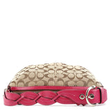 11857 Beige Pink Signature Soho Shoulder Bag