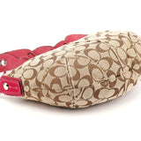 11857 Beige Pink Signature Soho Shoulder Bag