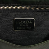 Green Tessuto Nylon Flap Shoulder Bag