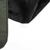 Green Tessuto Nylon Flap Shoulder Bag