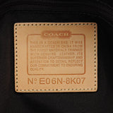 8K07 Hamptons tote i beige og cognacfarvet Signature canvas
