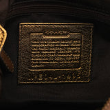 1495 Borsa a spalla Soho in tela Signature beige e bronzo