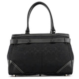 8K07 Hamptons tote i svart Signature-canvas