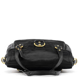F27231 Soho 2-way tas van zwart leer