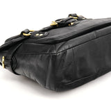 F27231 Soho 2-way tas van zwart leer