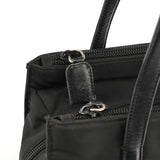 B6224 Tessuto Nappa tote i sort nylon