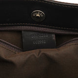 001 3283 Crossbodytas van donkerbruin GG-nylon