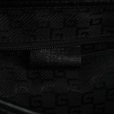 001 3824 Jackie Schultertasche aus schwarzem Leder