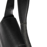 001 3824 Jackie Schultertasche aus schwarzem Leder