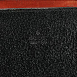 002 1061 Bamboo tote i sort læder