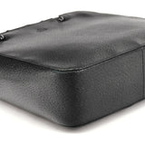 002 1061 Bamboo tote i sort læder