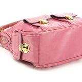 Multi-Pocket Blake skuldertaske i rosa læder