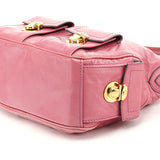 Multi-Pocket Blake skuldertaske i rosa læder