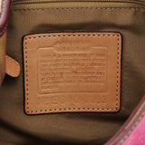 7053 Borsa hobo Soho in camoscio rosa e beige