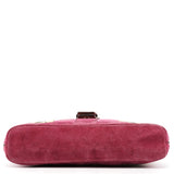 7053 Borsa hobo Soho in camoscio rosa e beige
