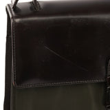 Sac porté épaule Tessuto Spazzolato en nylon vert militaire