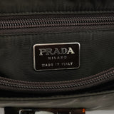 Sac porté épaule Tessuto Spazzolato en nylon vert militaire