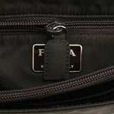 Sac porté épaule Tessuto Spazzolato en nylon vert militaire