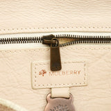 Beige White Woven Leather Patchwork Roxanne Bag