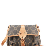 Grey Triomphe Canvas Crossbody Bag