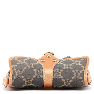 Grey Triomphe Canvas Crossbody Bag