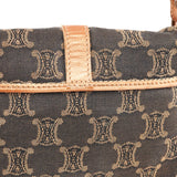Grey Triomphe Canvas Crossbody Bag