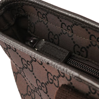 180449 Brown GG Nylon Tote Bag