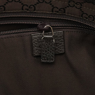 180449 Brown GG Nylon Tote Bag