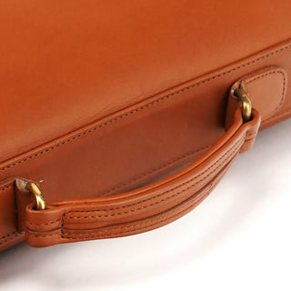 5181 Brown Glove-Tanned Leather 2-Way Briefcase Bag