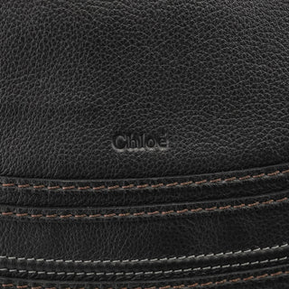 Black Leather Marcie 2-Way Bag