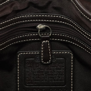 6388 Beige Brown Signature Soho Bowling Bag