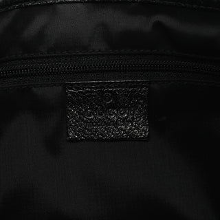 001 3735 Black Nylon Jackie Shoulder Bag