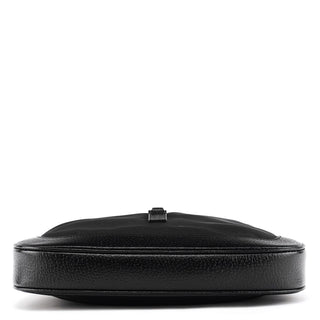 001 3735 Black Nylon Jackie Shoulder Bag