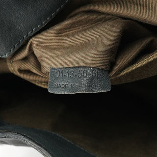 Grey Leather Elsie 2-Way Bag