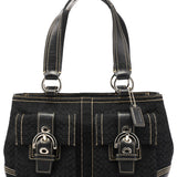3646 Black Signature Soho Tote Bag