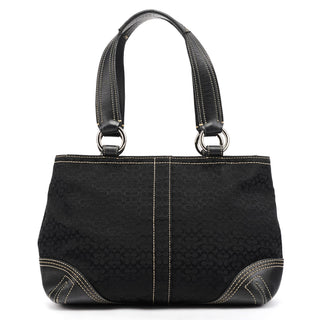 3646 Black Signature Soho Tote Bag