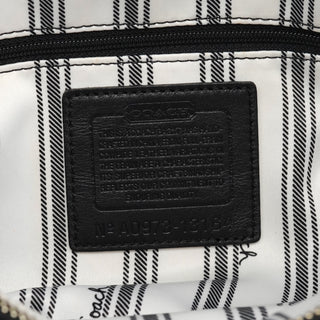 13164 Black Pebbled Leather Tote Bag