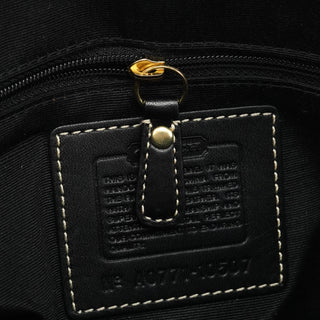 10517 Black Signature Hamptons Tote Bag
