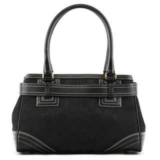 10517 Black Signature Hamptons Tote Bag