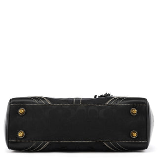 10517 Black Signature Hamptons Tote Bag