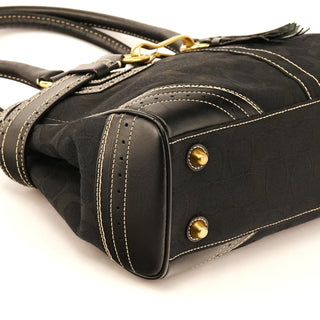 10517 Black Signature Hamptons Tote Bag